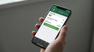 Ecrã de smartphone mostrando opção de cash out numa aposta desportiva
